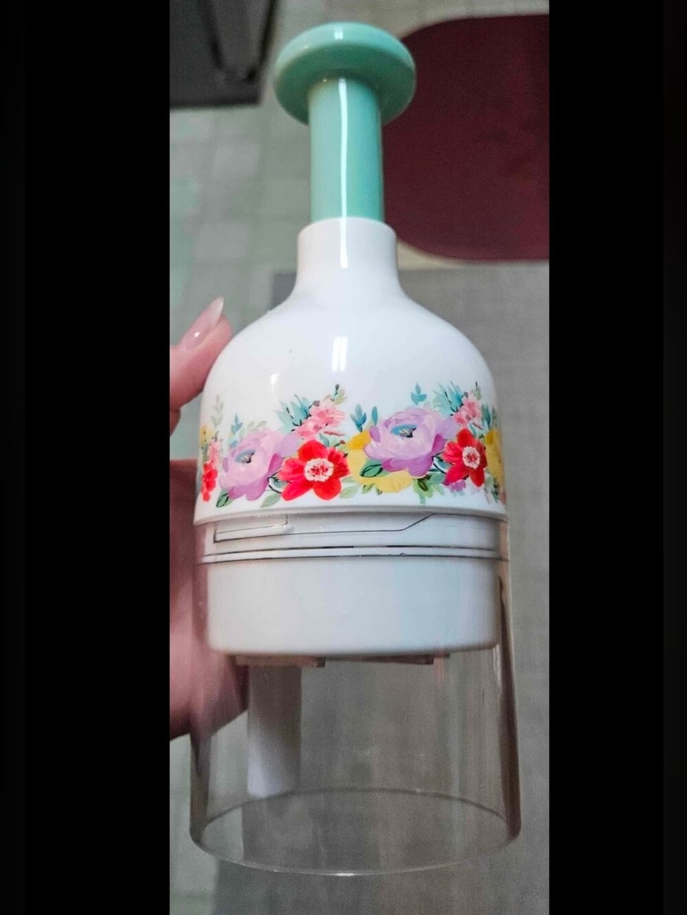 The Pioneer Woman Sweet Romance Food Chopper White, Teal